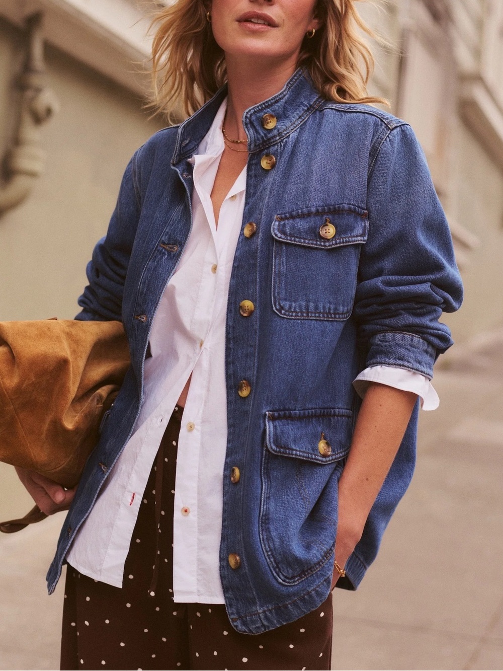 Marine Layer Blake Denim Utility Jacket XS NEW WITH TAGS NWT